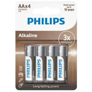 Produkt Philips Baterie AA Entry Alkaline, 4 ks