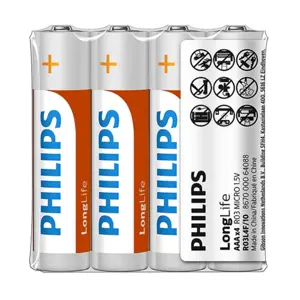 Produkt Philips Baterie AAA 1,5 V LongLife, 4 ks