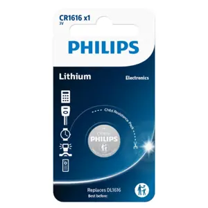 Produkt Philips Baterie CR1616 3 V, lithiové knoflíkové