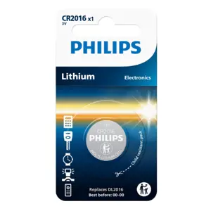 Produkt Philips Baterie CR2016 3 V, lithiové knoflíkové