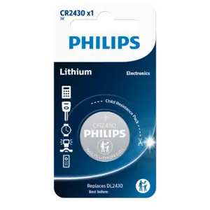 Produkt Philips Baterie CR2430 3 V, lithiové knoflíkové