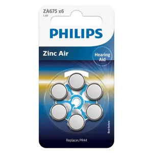 Philips Baterie do naslouchadel ZA675 1,4 V