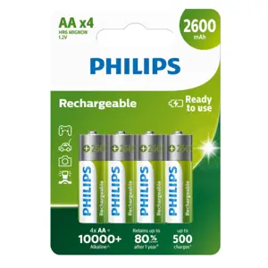 Produkt Philips Nabíjecí baterie AA 1,2 V, 4 ks