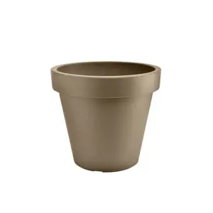 Produkt PLASTKON Dekorativní květináč Metro Twist'n'Roll 39 x 35,5 cm taupe