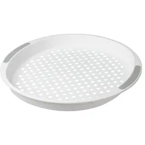 Produkt Plastový podnos Dots, 40 cm, šedá