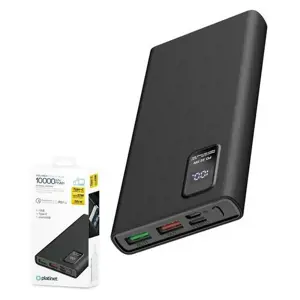 Platinet Power Bank PMPB10WQC726B 10 000mAh PD3.0 QC3.0 display černá