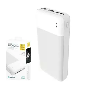 Produkt Platinet Power Bank PMPB20W706W 20000mAh bílá