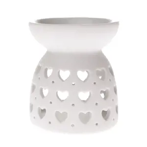 Produkt Porcelánová aromalampa Luminary bílá, 7,7 x 9 cm