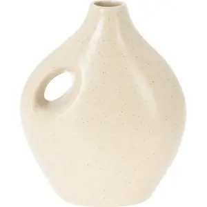 Produkt Porcelánová váza Rhonda krémová, 16 x 20 x 8,5 cm