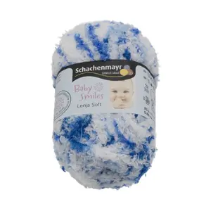 Produkt Příze LENJA SOFT modrý melír, 25 g / 85 m