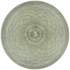 Prostírání Mandala zelená, 38 cm