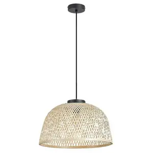 Produkt Rabalux 72025 závěsné svítidlo Rattan, černá