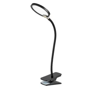 Produkt Rabalux 74199 stolní LED lampa s klipem Marcin, černá