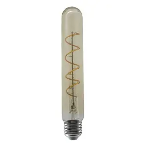 Rabalux Dekorativní LED filament žárovka s točeným vláknem, jantarová,  E27,T30, 5W, 300lm, 3000K, 20000h.