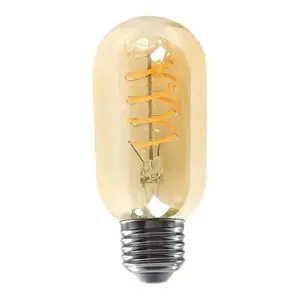 Produkt Rabalux Dekorativní LED filament žárovka s točeným vláknem, jantarová,  E27,T45, 4W, 250lm, 3000K, 20000h.