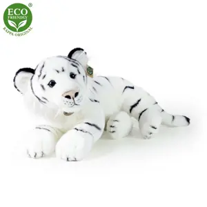 Produkt Rappa Plyšový tygr bílý, 60 cm ECO-FRIENDLY