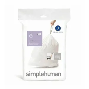 Produkt Sáčky do odpadkového koše 30-45 L, Simplehuman typ J, zatahovací, 20 ks v balení