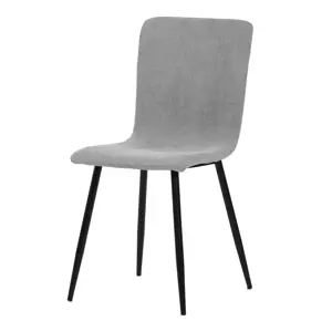 Produkt Sada jídelních polstrovaných židlí 4 ks, šedá, 42 x 88 x 52 cm