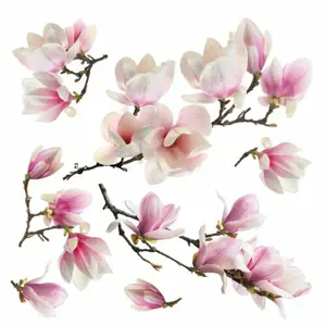 Produkt Samolepicí dekorace Magnolia blossom, 30 x 30 cm