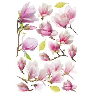 Produkt Samolepící dekorace Magnolia Flowers, 42,5 x 65 cm