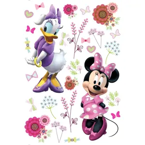 Produkt Samolepicí dekorace Minnie a Daisy, 42,5 x 65 cm