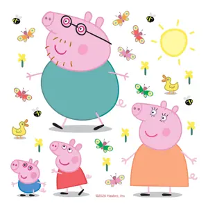 Produkt Samolepicí dekorace Pepa pig Clasic, 30 x 30 cm