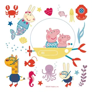 Produkt Samolepicí dekorace Peppa pig Sea, 30 x 30 cm