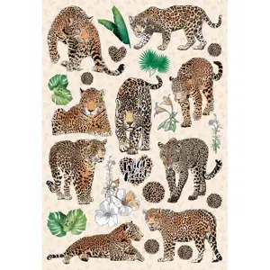 Produkt Samolepící dekorace Tigers, 42,5 x 65 cm