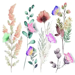 Produkt Samolepící dekorace Vector Graphics Florals, 42,5 x 65 cm