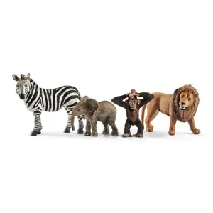 Schleich 42387 Divoká zvířata, 4 ks