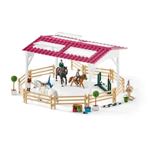 Produkt Schleich 42389 Jezdecká škola s jezdci a koňmi