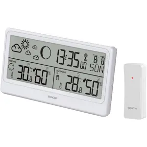 Produkt Sencor SWS 3600 meteostanice s bezdrátovým snímačem, bílá