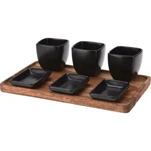 Produkt Servírovací set Acacia Black, 7 ks