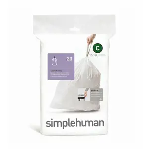 Produkt Simplehuman Sáčky do odpadkového koše C 10-12 l, 20 ks