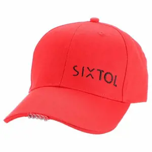 Produkt Sixtol Kšiltovka s LED světlem B-CAP 25lm, USB, uni, červená