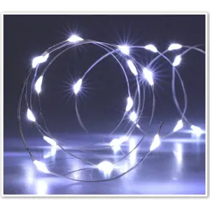 Produkt Světelný drát s časovačem Silver lights 40 LED, studená bílá, 195 cm