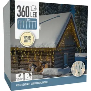 Produkt Světelný vánoční řetěz Icicle teplá bílá, 360 LED