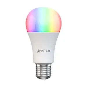 Produkt Tellur WiFi Smart žárovka E27, 9 W, RGB bílé provedení, teplá bílá, stmívač