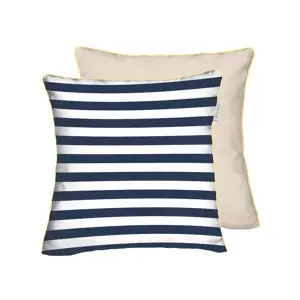 Produkt Tom Tailor Perkálový povlak na polštář Dark Navy - Sunny Sand, 40 x 40 cm