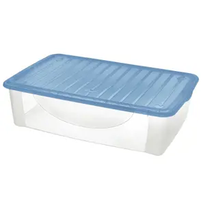 Produkt Tontarelli DODO STOCK-BOX s víkem 27L transparent/světle modrá