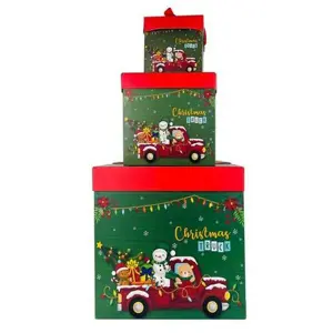 Produkt Toro Sada vánočních dárkových krabic se stuhou Christmas Truck, 3 velikosti