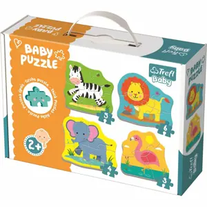 Produkt Trefl Baby puzzle Zvířata na safari 4v1 3, 4, 5, 6 dílků