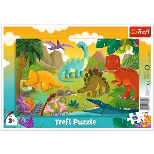 Produkt Trefl Puzzle Dinosauři, 15 dílků