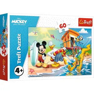 Produkt Trefl Puzzle Mickey Mouse na pláži, 60 dílků