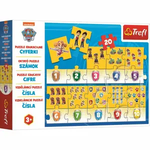 Produkt Trefl Vzdělávací puzzle Čísla Tlapková patrola, 20 dílků