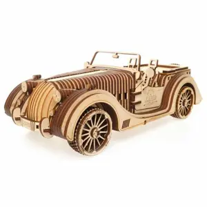 Produkt Ugears 3D dřevěné mechanické puzzle VM-01 Auto (roadster)