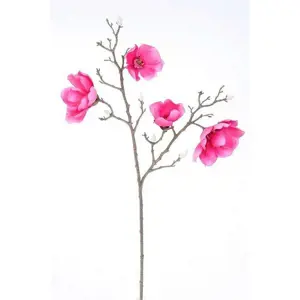 Produkt Umělá květina Magnolie růžová, 86 cm