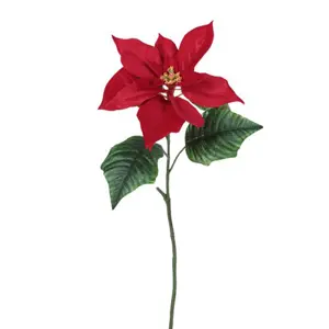 Produkt Umělá Poinsettia červená, 51 cm