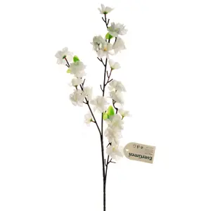 Produkt Umělá Sakura, 3 výhonky, v. 66 cm, bílá