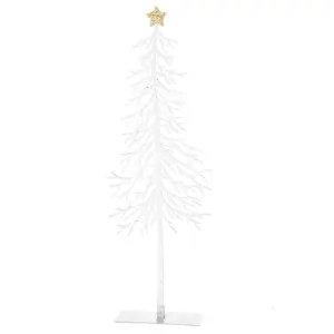 Produkt Vánoční kovová dekorace Tree with star, 8 x 25 x 3,5 cm